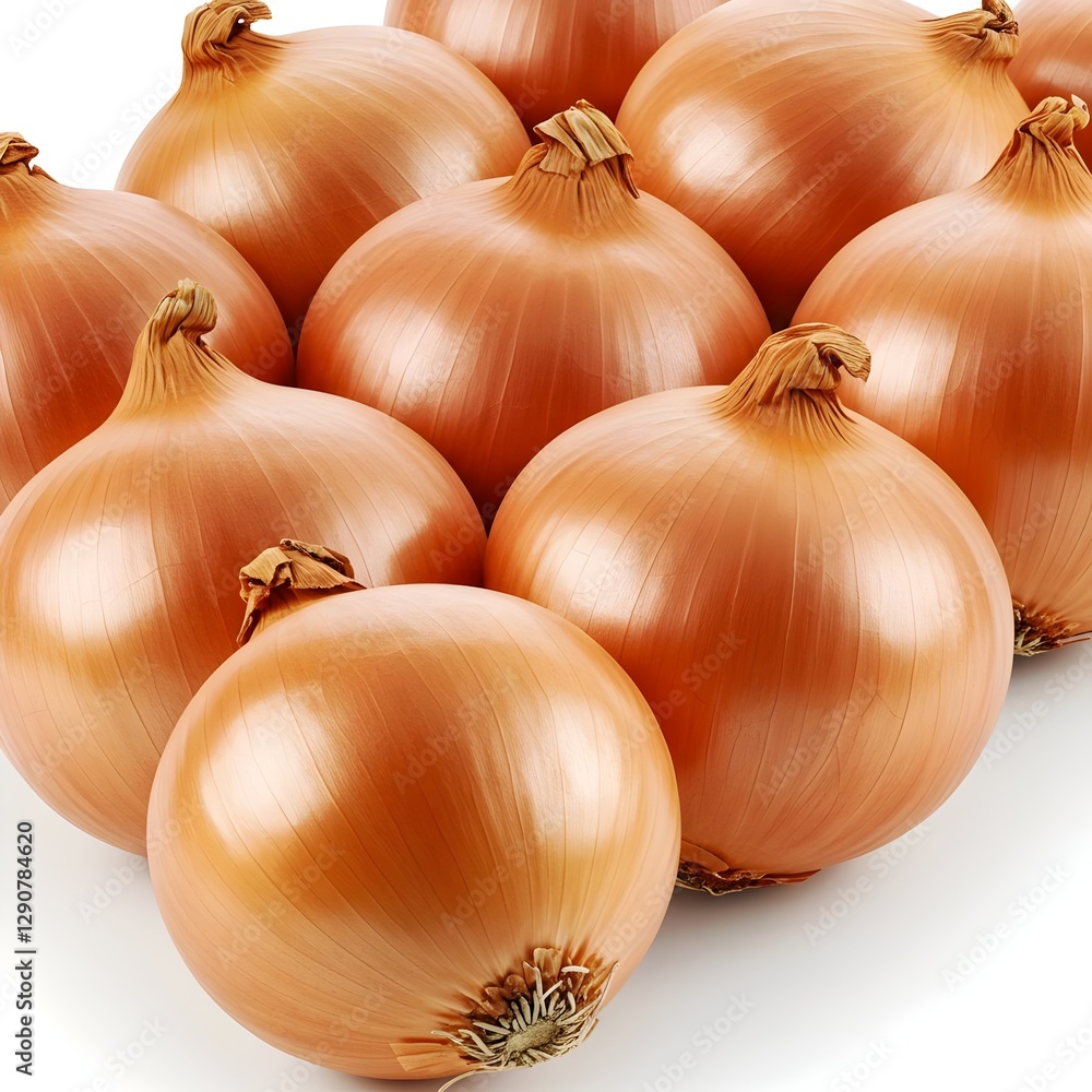 onions on a white background, photographic image of a bunch of spanish onions on a white backg, generative AI onions on a white background, photographic image of a bunch of spanish onions on a white backg, generative AI
