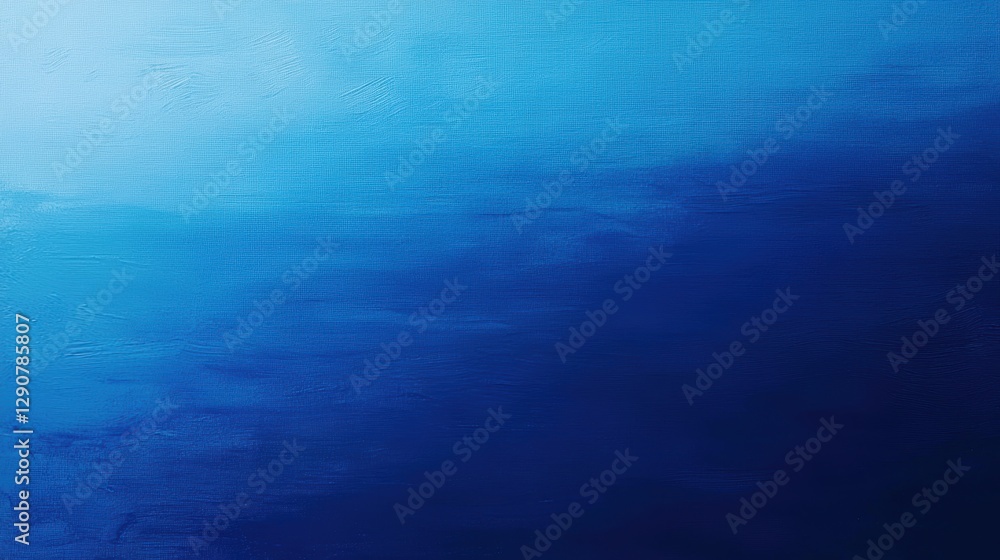 Obraz premium Blue gradient background with smooth texture, abstract ocean wave pattern, soothing colors, perfect for design projects, website backgrounds, and presentations.