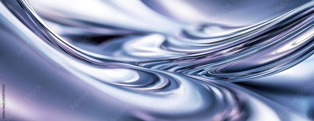 Abstract Liquid Metal Flowing Abstract Liquid Metal Flowing