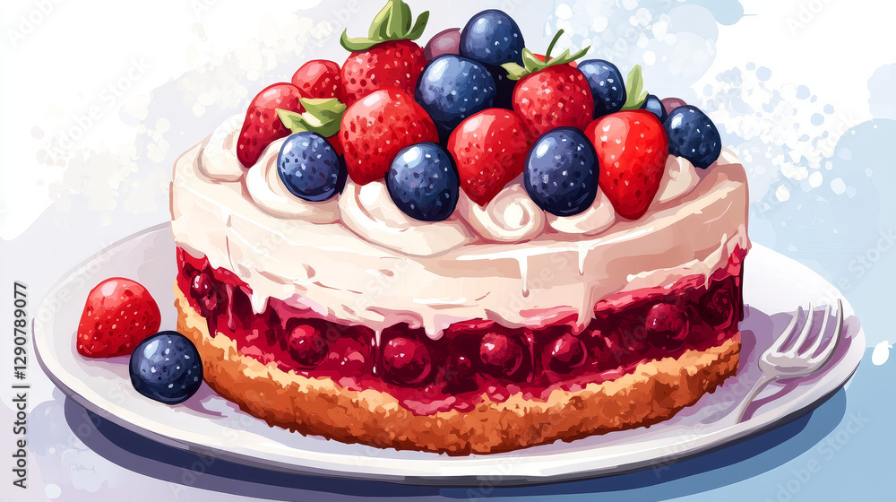 Cartoon cakes pie slice fresh tasty berry dessert sweet pastry pie isolated on background. Gourmet homemade delicious cream traditional bakery cakes and cookies slices tart Cartoon cakes pie slice fresh tasty berry dessert sweet pastry pie isolated on background. Gourmet homemade delicious cream traditional bakery cakes and cookies slices tart