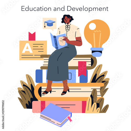 International Womens Day. Flat Vector Illustration