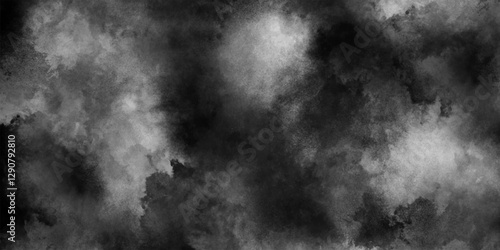 black smoke overlays background, misty fog effect, texture overlays. fume overlay, abstract background smoke curves and wave on black background,  textured monochromatic background featuring shades. 