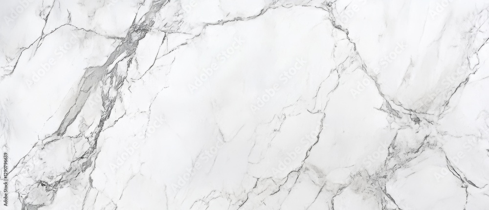 Obraz premium White marble texture with gray veining, natural stone pattern, luxury background for design, modern home decor, interior design concept, high-end surface.