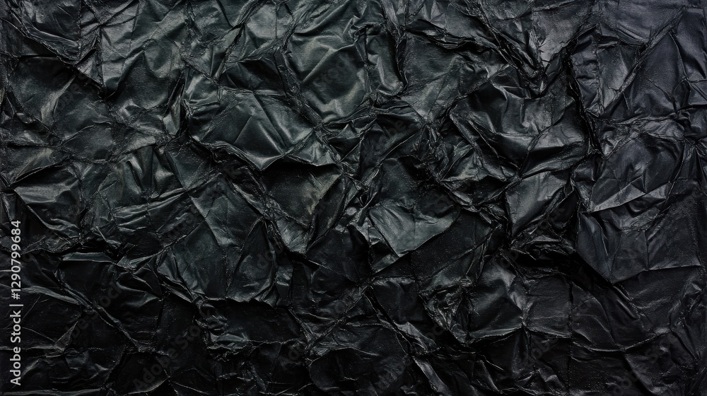 Black crumpled paper texture background, wrinkled surfaces for creative design, abstract patterns, dark backdrop for photography and digital art projects. Black crumpled paper texture background, wrinkled surfaces for creative design, abstract patterns, dark backdrop for photography and digital art projects.