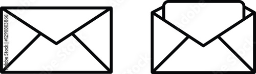 Envelope Icon Mail and Email Sign Vector Design