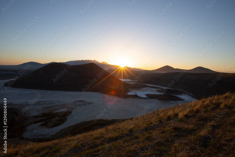 Meke crater lake and its view, Konya Meke crater lake and its view, Konya