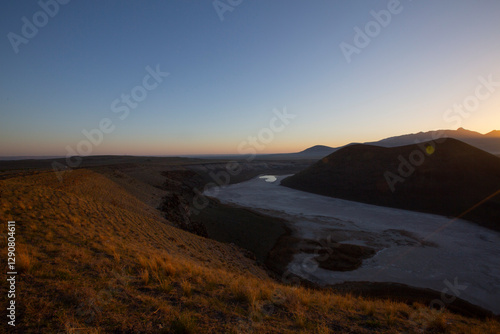 Meke crater lake and its view, Konya photo