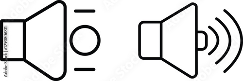 Speaker Icon – High-Quality Audio Sound Symbol Vector