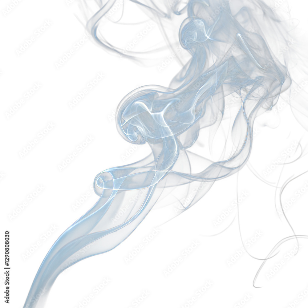 Abstract Smoke Patterns Against a Black Background, smoke on white background Abstract Smoke Patterns Against a Black Background, smoke on white background