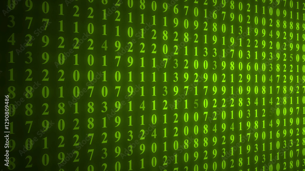 binary code stream, 3d illustration binary code stream, 3d illustration