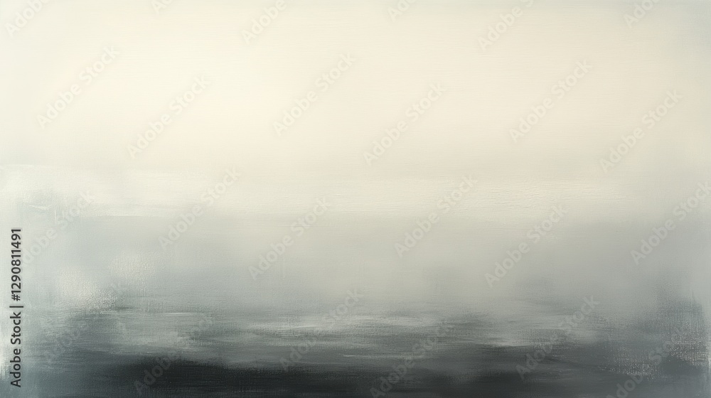 Abstract landscape in soft shades of gray and white, tranquil misty scenery with blurred horizon, minimalistic design for backgrounds and artwork. Abstract landscape in soft shades of gray and white, tranquil misty scenery with blurred horizon, minimalistic design for backgrounds and artwork.