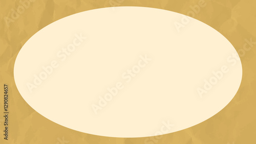 Yellow paper textured frame vector