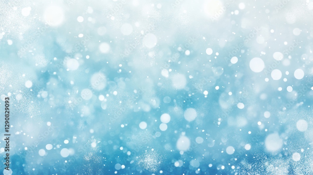 Sparkling snow background with blurred bokeh effect, winter holiday theme, soft blue tones and white light, serene frosty atmosphere for seasonal designs. Sparkling snow background with blurred bokeh effect, winter holiday theme, soft blue tones and white light, serene frosty atmosphere for seasonal designs.