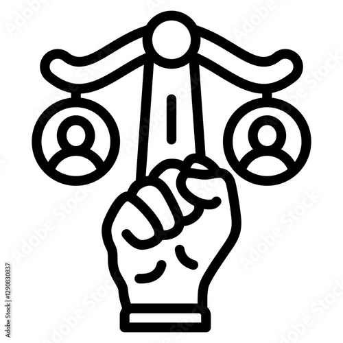 Human Rights Icons For Design Elements 