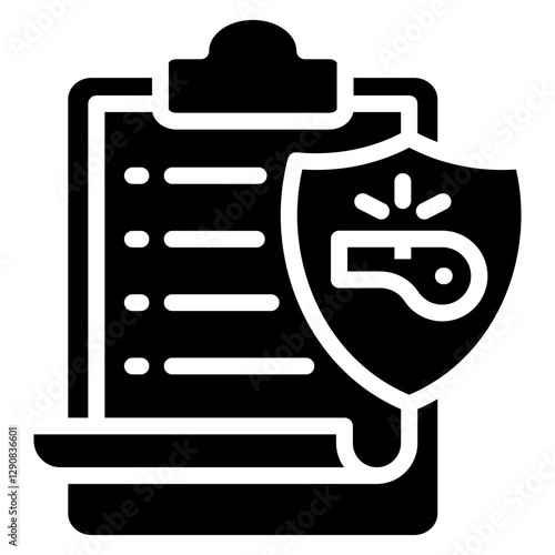 Whistleblower Icons For Design Elements 