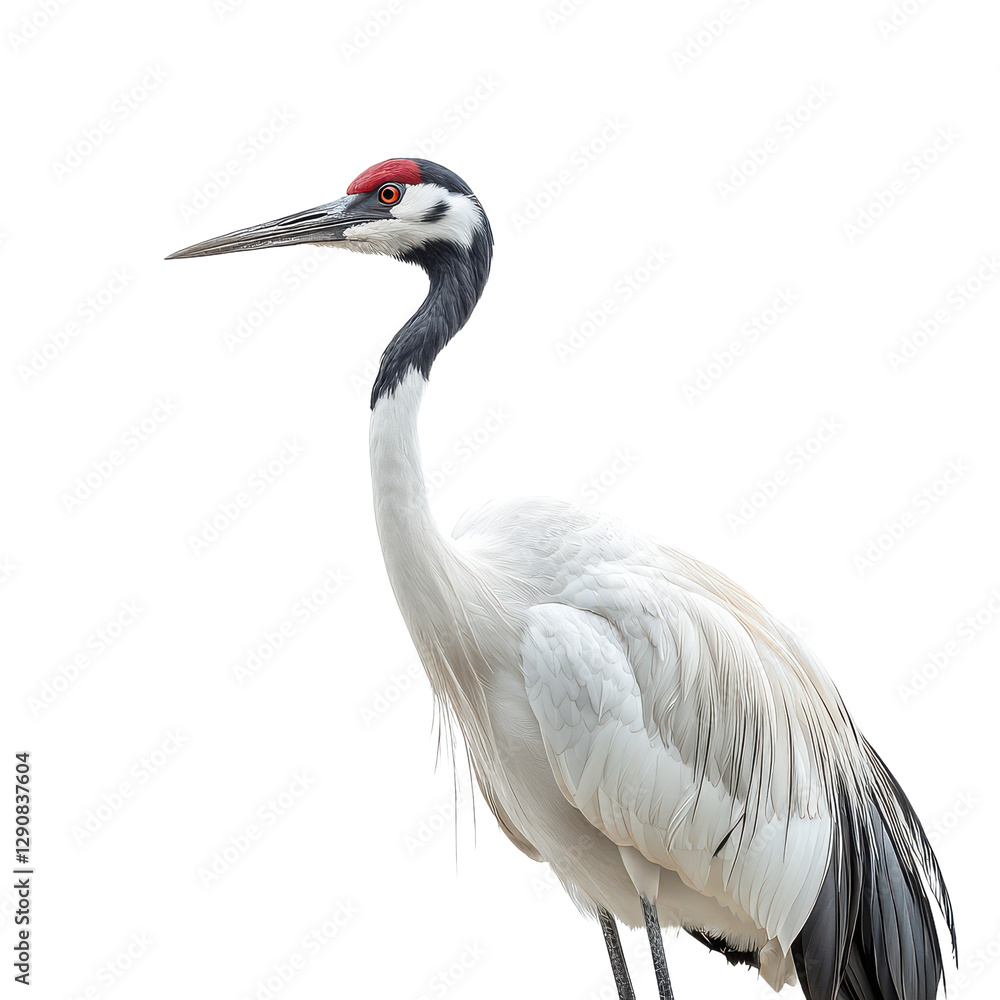 crane portrait isolated on transparent png crane portrait isolated on transparent png