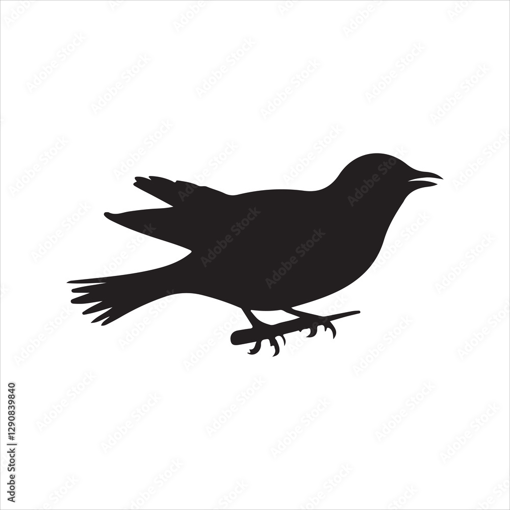 Silhouette of a bird in flight, perfect for nature or wildlife imagery. Silhouette of a bird in flight, perfect for nature or wildlife imagery.