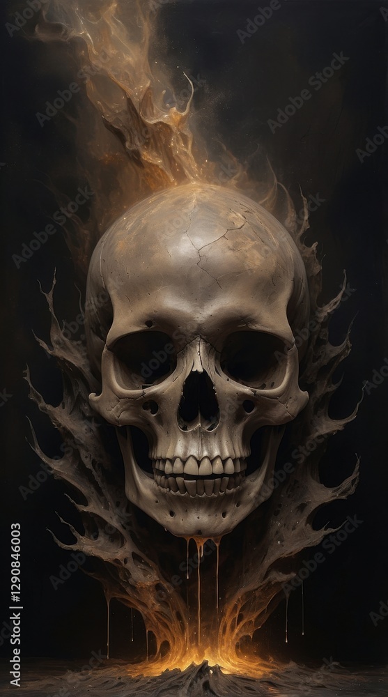 Infernal Skull Rising from Ashes Infernal Skull Rising from Ashes