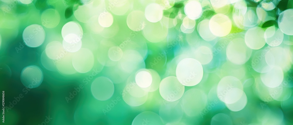 Natural green bokeh background, blurred foliage with bright circles of light, abstract outdoor freshness, and vibrant nature textures for design. Natural green bokeh background, blurred foliage with bright circles of light, abstract outdoor freshness, and vibrant nature textures for design.