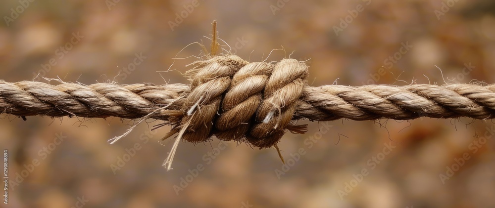 Knotted Rope Close-Up Knotted Rope Close-Up
