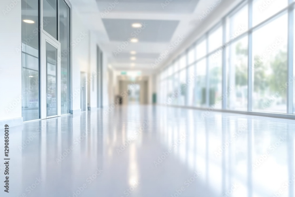 Blurred background of a corridor in hospital or clinic. Concept for hospital or medicine advertisement. Nation Doctor’s Day Blurred background of a corridor in hospital or clinic. Concept for hospital or medicine advertisement. Nation Doctor’s Day