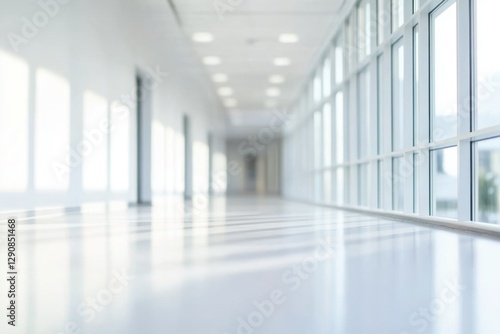 Wallpaper Mural Blurred background of a corridor in hospital or clinic. Concept for hospital or medicine advertisement. Nation Doctor’s Day Torontodigital.ca