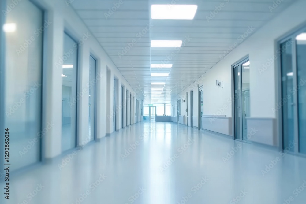 custom made wallpaper toronto digitalBlurred background of a corridor in hospital or clinic. Concept for hospital or medicine advertisement. Nation Doctor’s Day