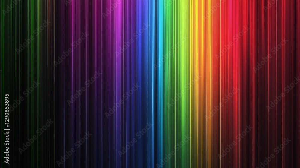 Rainbow colored gradient background on black backdrop with smooth abstract design elements Rainbow colored gradient background on black backdrop with smooth abstract design elements