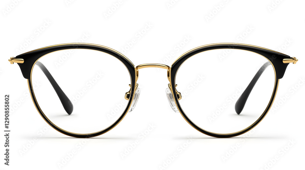 the glasses are made from black and gold the glasses are made from black and gold