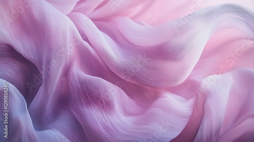 Abstract pastel brushstrokes creating soft waves