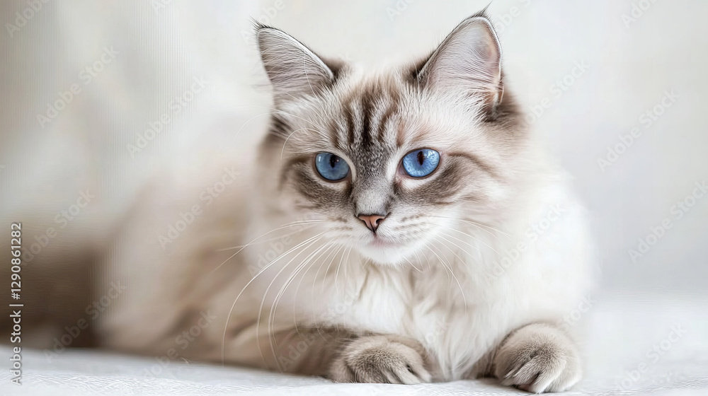 Adorable blue eyed kitten with fluffy silver fur sitting by a bright window, gazing curiously in natural daylight, perfect for pet lovers and animal themes.
Adorable blue eyed kitten with fluffy silver fur sitting by a bright window, gazing curiously in natural daylight, perfect for pet lovers and animal themes.