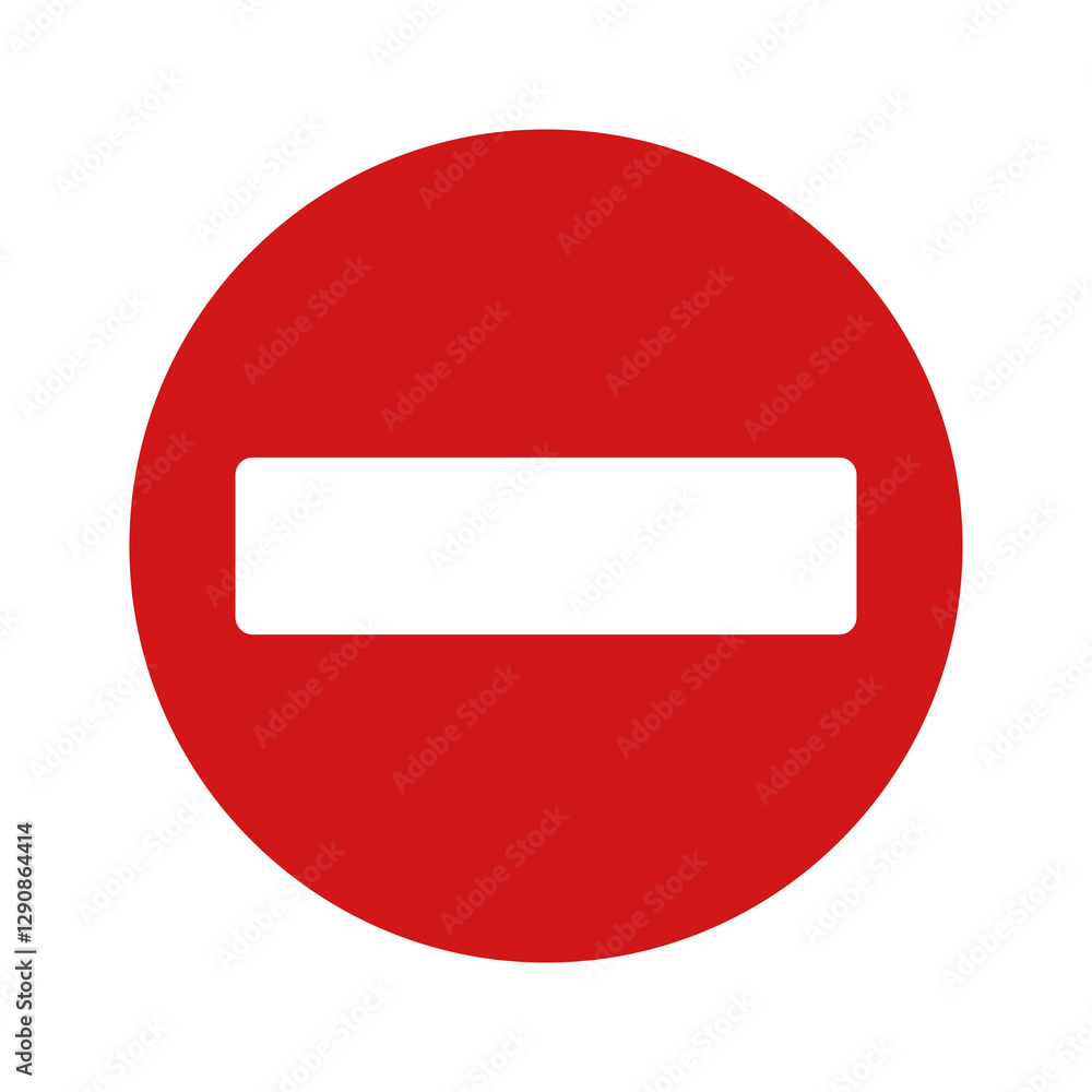 No entry red road sign isolated PNG No entry red road sign isolated PNG