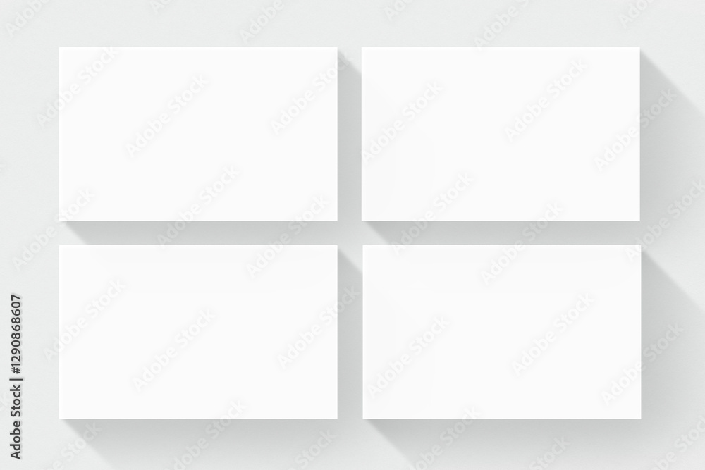 Png business card mockup on gray background in front and rear view Png business card mockup on gray background in front and rear view