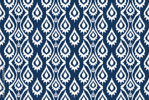Vector hand drawn style, Ethnic ikat seamless pattern, African style, Abstract vector, Chevron embroidery, Paisley embroidery, Navajo geometric pattern, Aztec and tribal motifs, aboriginal