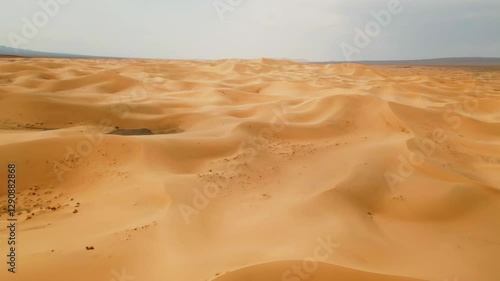 The vast and breathtaking landscapes of the Gobi Desert, showcasing its serene beauty and endless horizons.