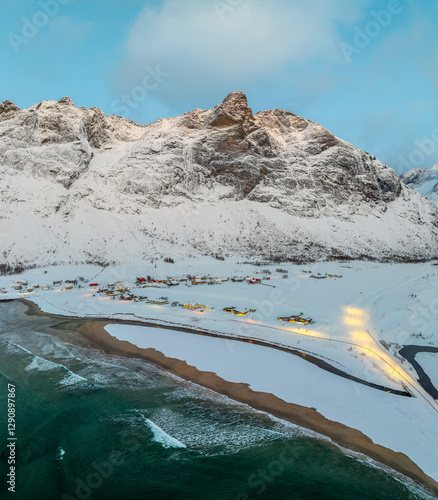 panoramic aerial landscape ...