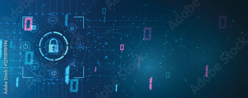 Digital lock protect data flow in global network