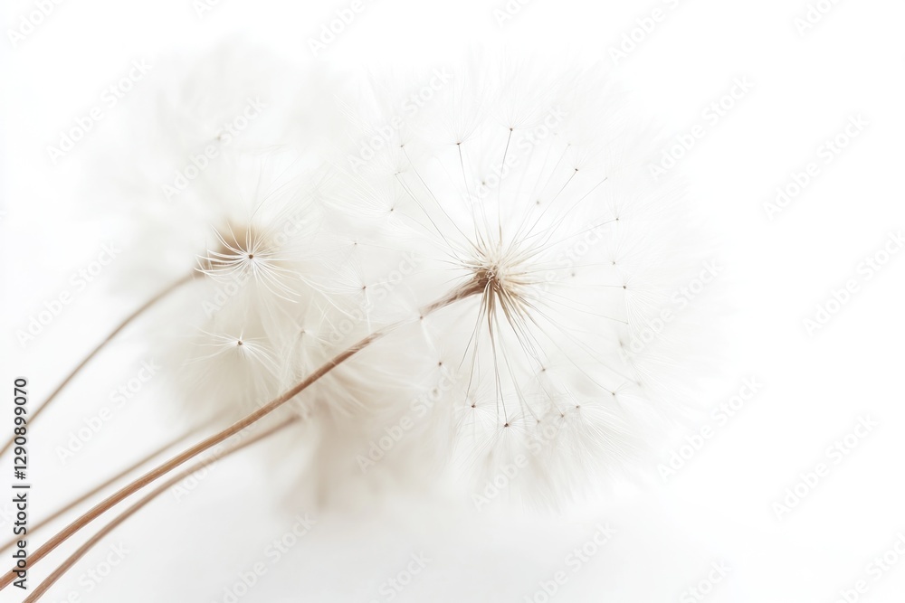 A detailed view of a collection of white blooms A detailed view of a collection of white blooms