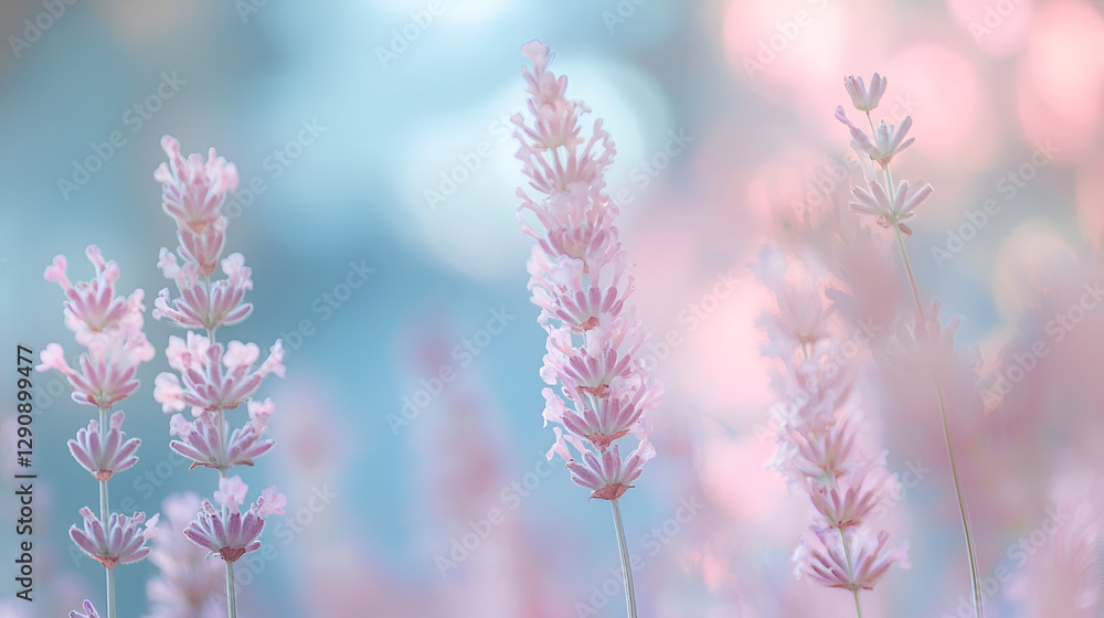 Serene Pastel Spring Blur for Meditation & Calmm, Gentle Lavender & Sky Blue Gradient for Peaceful Mood Serene Pastel Spring Blur for Meditation & Calmm, Gentle Lavender & Sky Blue Gradient for Peaceful Mood