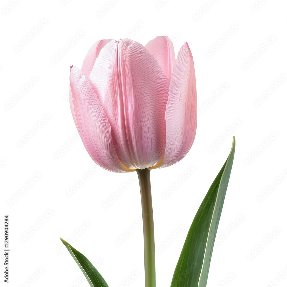 Fototapeta premium pink tulip isolated on transparent png