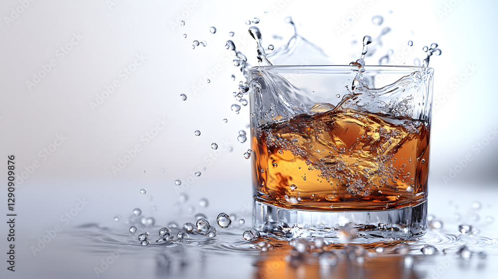 a glass filled with water and ice a glass filled with water and ice