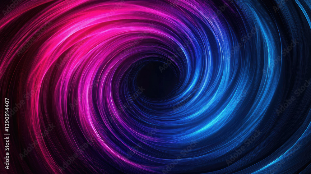 A vibrant, swirling vortex of pink and blue hues, creating a mesmerizing, abstract visual effect on a dark background. A vibrant, swirling vortex of pink and blue hues, creating a mesmerizing, abstract visual effect on a dark background.