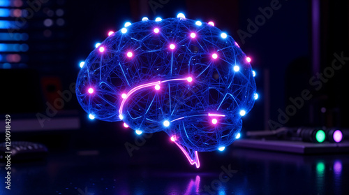 Wallpaper Mural abstract digital brain Torontodigital.ca