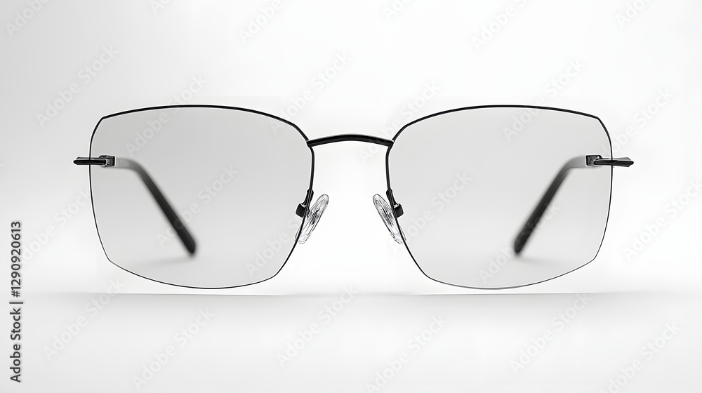 a pair of glasses on a white background a pair of glasses on a white background