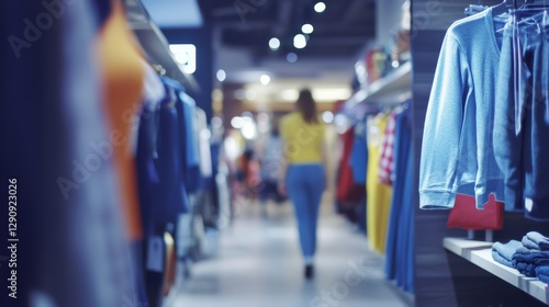 Wallpaper Mural Thief alert at a clothing store, employees noticing unusual shopper activity. Featuring quick response and store protection Torontodigital.ca