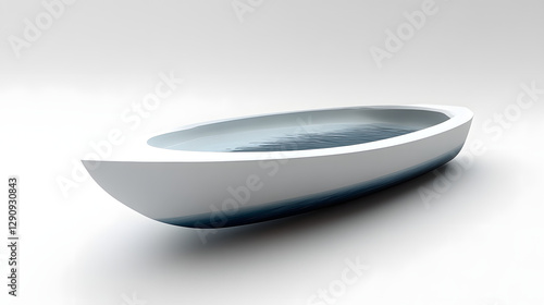 a white boat