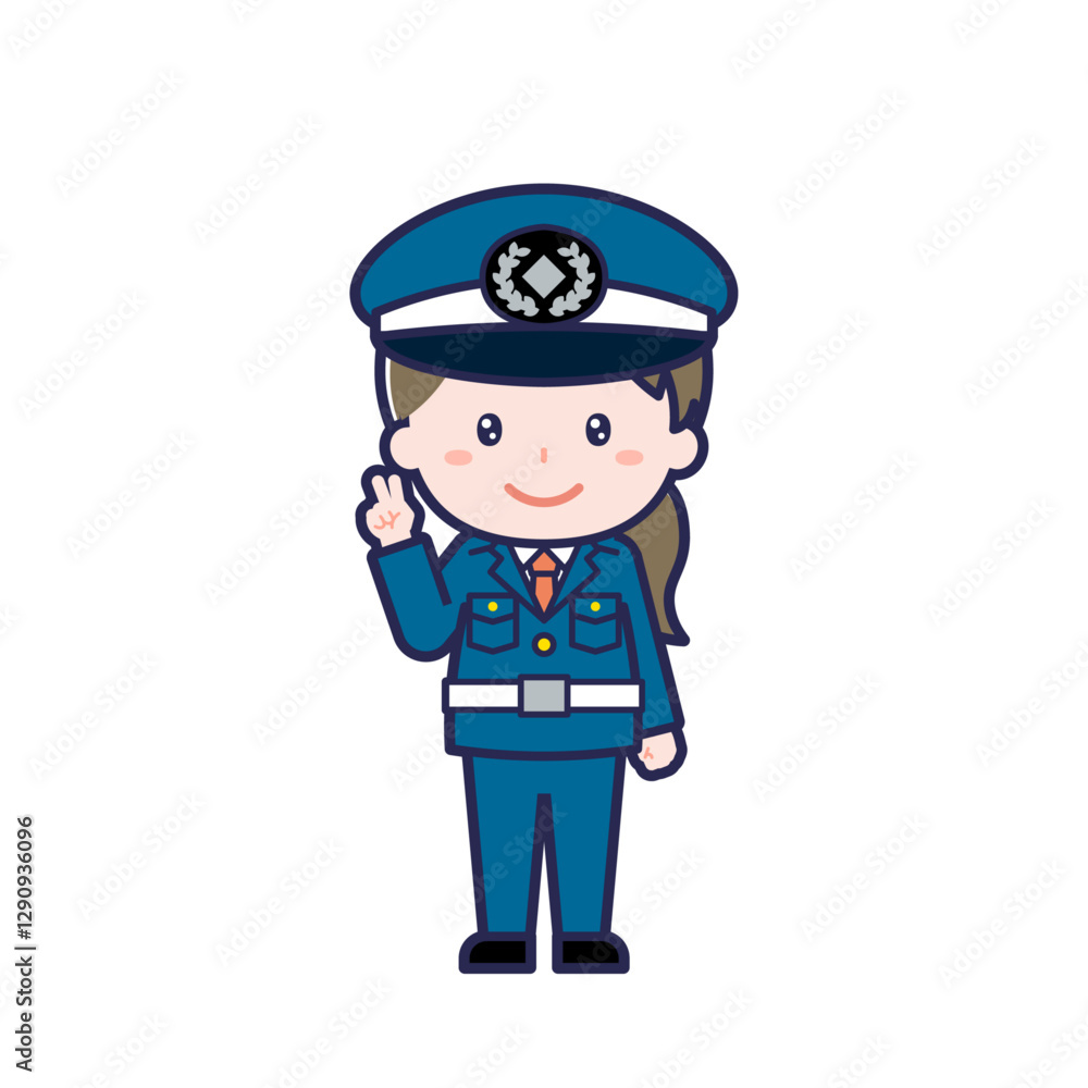 Fototapeta premium 警備員／女性 14