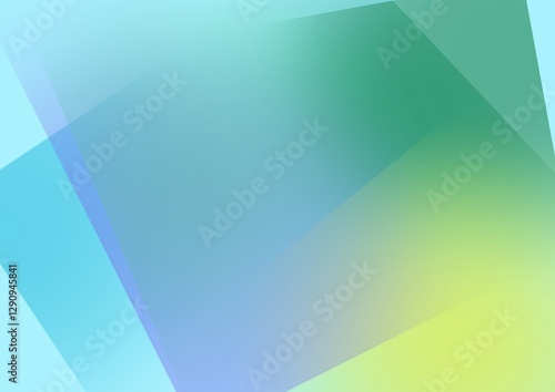 Fotografie arrière-plan abstrait flou et superposition de couleur vert et bleu