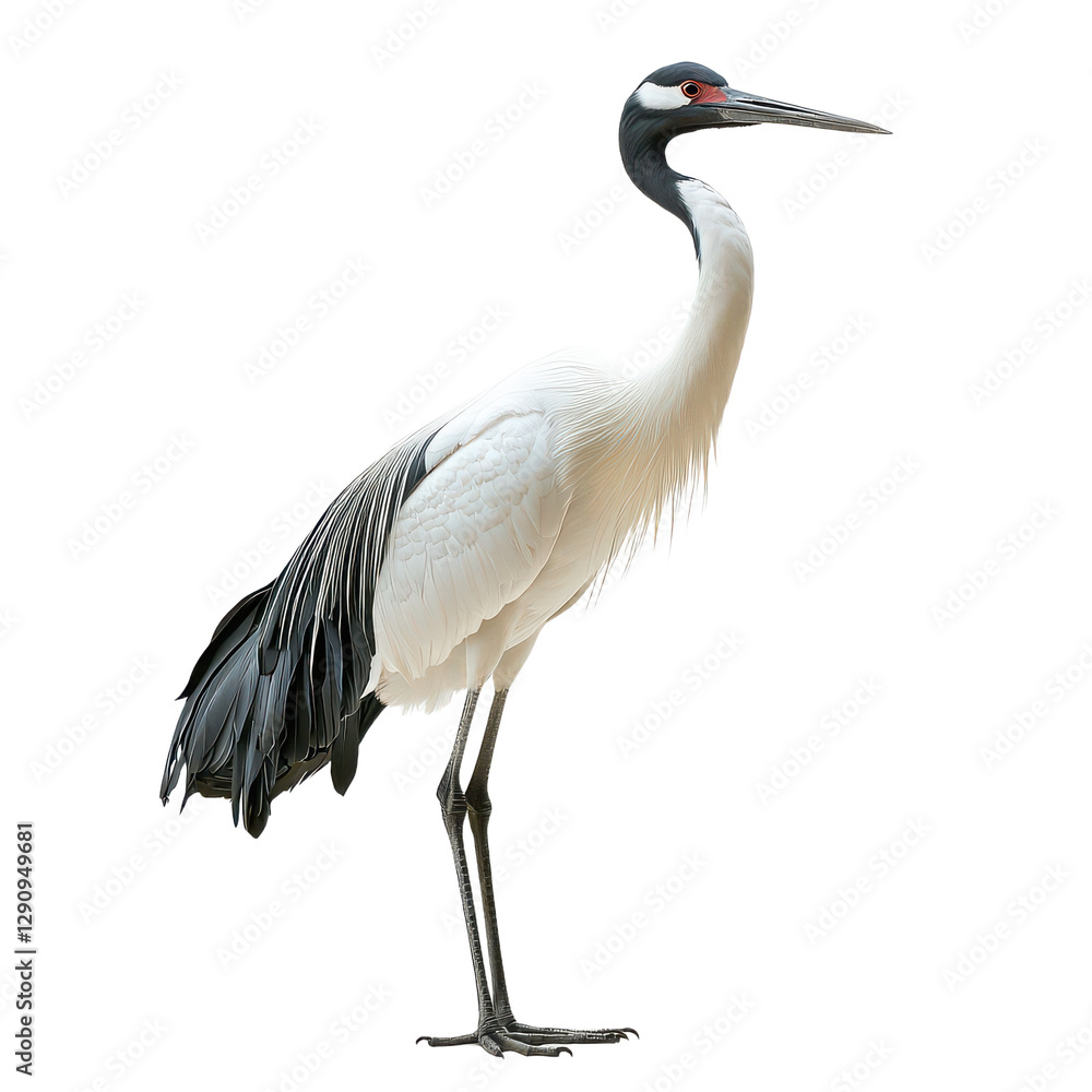 crane portrait isolated on transparent png crane portrait isolated on transparent png