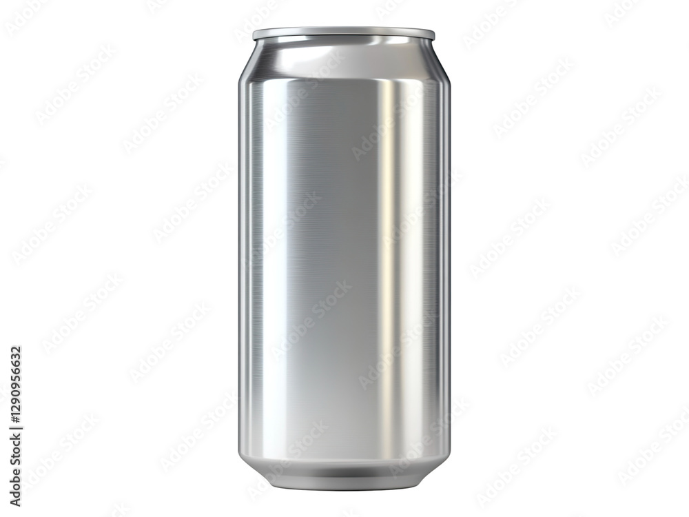 Aluminum soda can with space for branding Aluminum soda can with space for branding